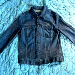 AG Adriano Goldschmied Jacket Womens Size X Small Blue Denim Trucker